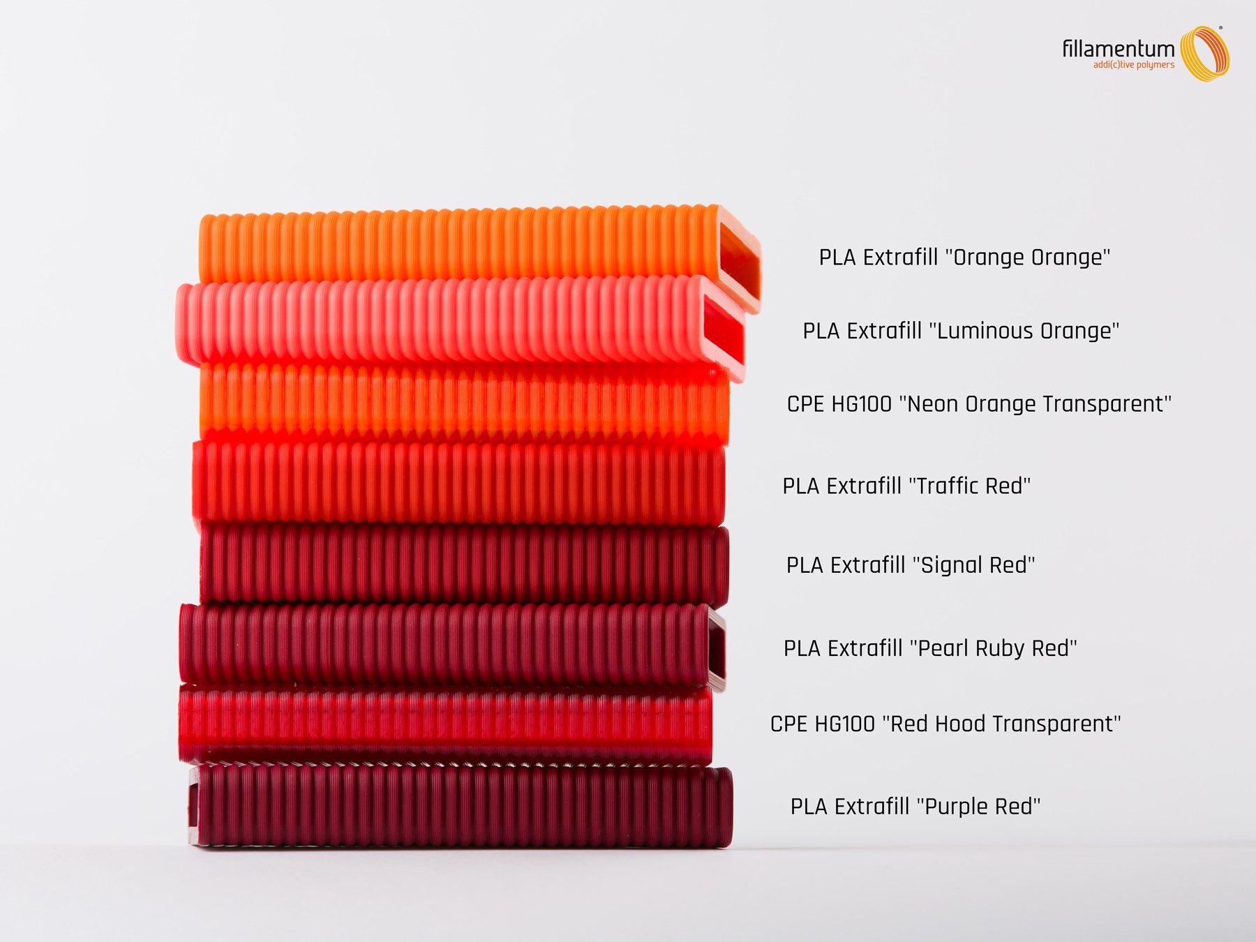 PLA Extrafill "Traffic Red" PLA Extrafill "Traffic Red"