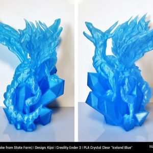 PLA Crystal Clear "Iceland Blue"