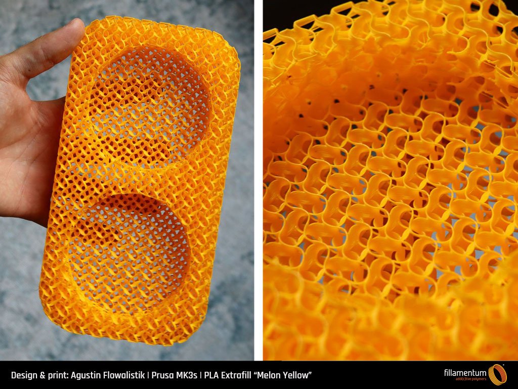 PLA_Extrafill_Melon_Yellow_Agustin_Flowalistik_Gyroid_Stand_2 PLA Extrafill "Melon Yellow"