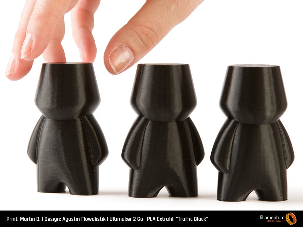 PLA Extrafill "Traffic Black" PLA Extrafill "Traffic Black"