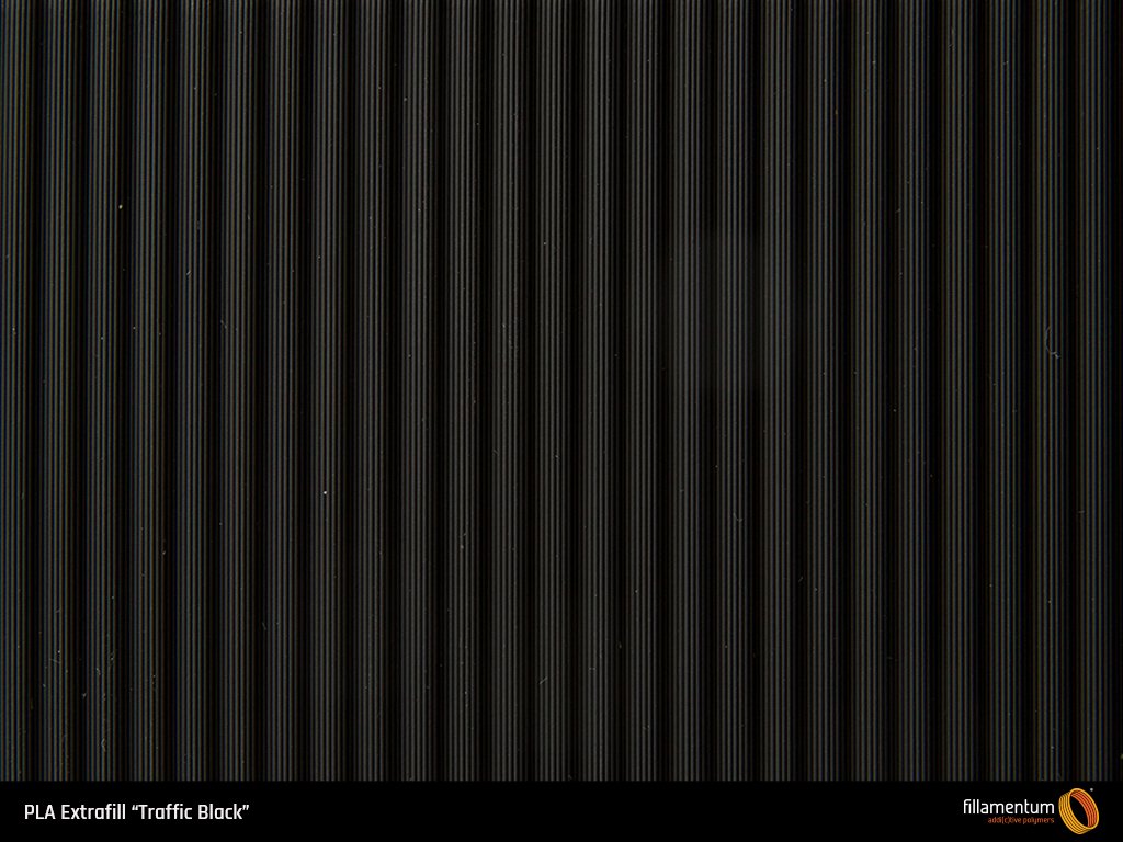PLA Extrafill "Traffic Black" PLA Extrafill "Traffic Black"