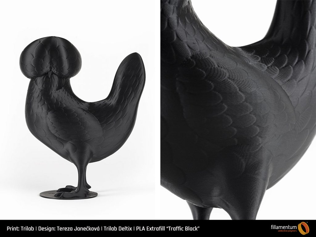 PLA Extrafill "Traffic Black" PLA Extrafill "Traffic Black"
