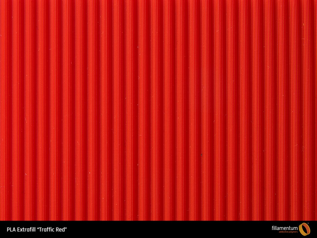 PLA Extrafill "Traffic Red" PLA Extrafill "Traffic Red"