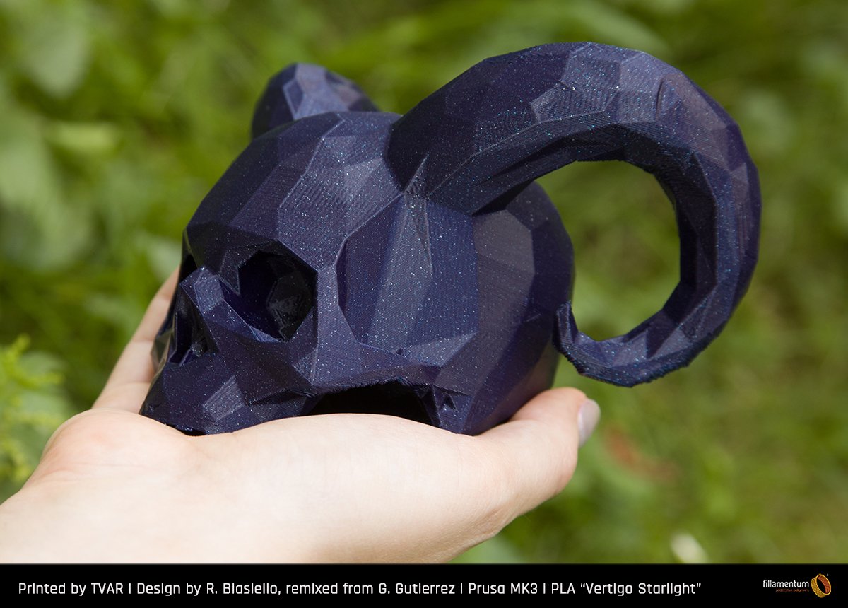 PLA_Extrafill_Vertigo_Starlight_TVAR_horned_skull PLA_Extrafill_Vertigo_Starlight_TVAR_horned_skull