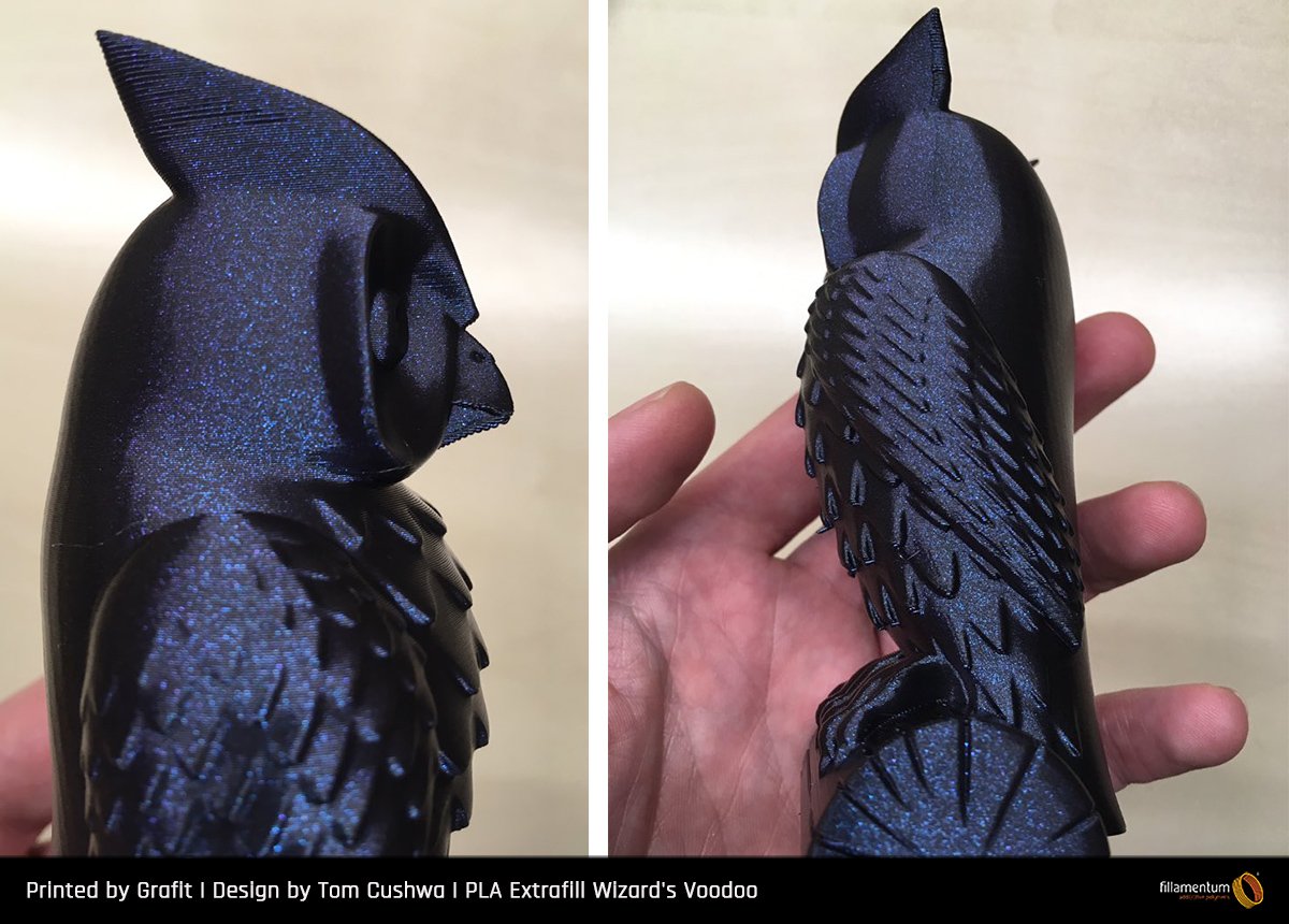 PLA_Extrafill_Wizard_s_Voodoo_grafit_Owl_statue PLA_Extrafill_Wizards_Voodoo
