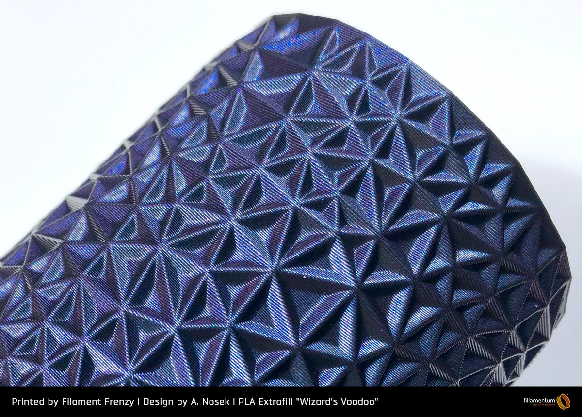 PLA_Extrafill_Wizards_Voodoo_Filament_Frenzy_Nosek_Vase PLA_Extrafill_Wizards_Voodoo